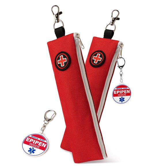Funda de transporte para Epipen Hiverst Compact Insulated Red 2 PK