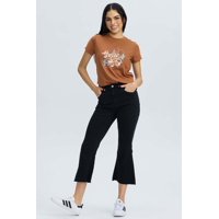 Fashionspark - Jeans Mujer Vita Flare Negro