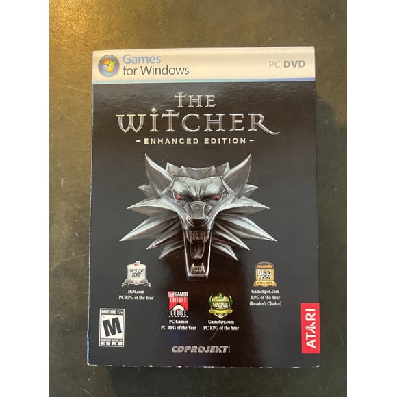 Juego de video físico Atari The Witcher – Edición Mejorada para PC