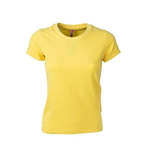 Jayson - Polera Spandex Cuello Polo M/C Mujer Amarillo M