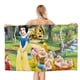 thumbnail image 1 of Princesa Blancanieves Toalla de playa de secado rápido con diseño temático, regalo para mujeres y niñas, ideal para cumpleaños, fans, amantes de la música, uso en la playa o al aire libre, 78 × 180 cm, 1 of 6