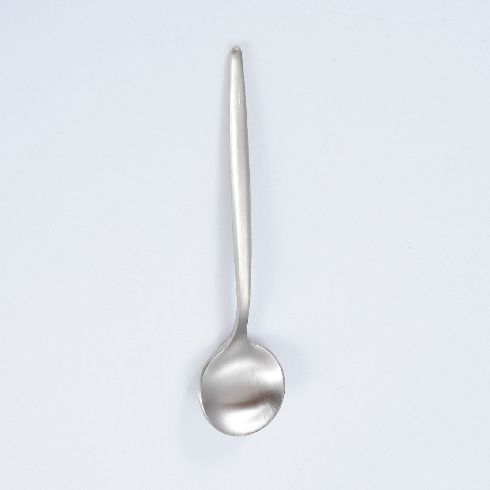 Xmhytop 4 Piezas Cubiertos De, Utensilios De Cocina Y Cubiertos Cotidianos,cuchara De Postre,plateado A