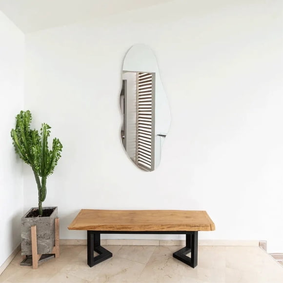 Espejo Rregular Blue Cuerpo Completo 150x60 Cm
