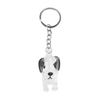 Ioensy - Llavero Con Forma De Perro, Botella Para Guardar Pelo De Mascota, Regalo De Condolencia Para Niñas, Mujeres, Hombres Y Dálmatas.