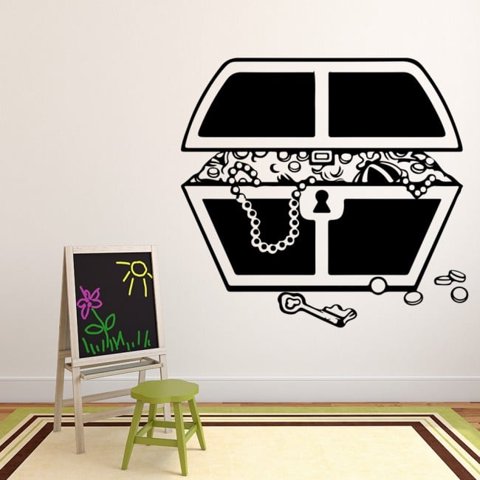 Rienda Libre Graphics - Decomural Treasure Chest Pirate Ws-32982