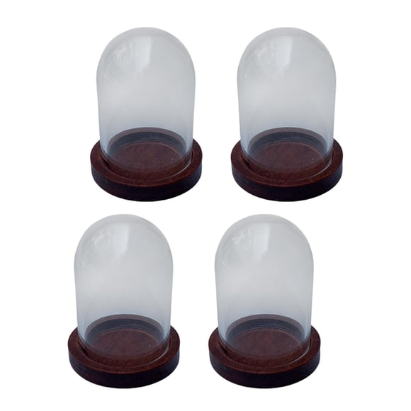 Glass Cloche Dome DIY Bell Jar Vitrina Para Boda Día De San Valentín Hogar Rojo