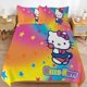 thumbnail image 2 of 3 Piece Bedding SetColorful Star Hello KittyComforter Set for Kids Boys Teen Tween 3D Lightweight Microfiber Bedding Sets, 2 of 5