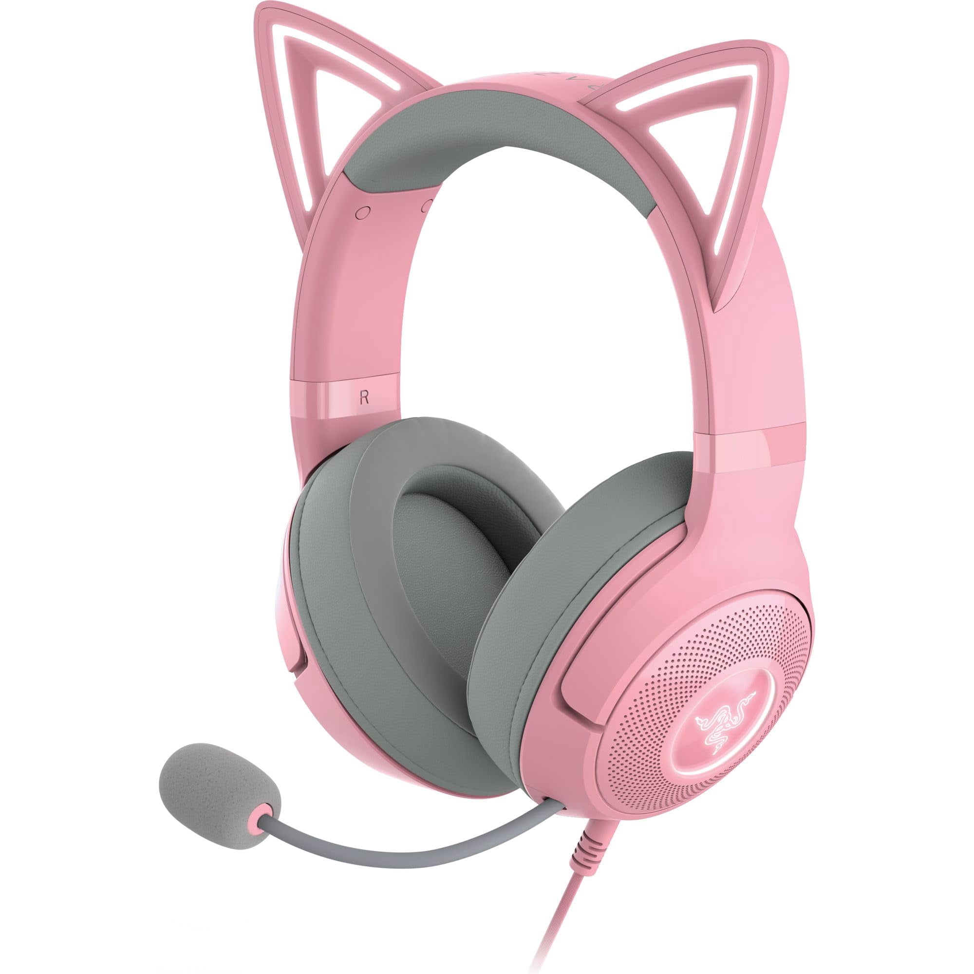 Auriculares Razer Kraken Kitty V2 Usb Con Cable Rgb Y Sonido 7.1