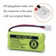 thumbnail image 3 of Batería recargable para teléfono BAOBIAN BT-18433 2.4 V 550 mAh Ni‑MH (paquete de 2), 3 of 7