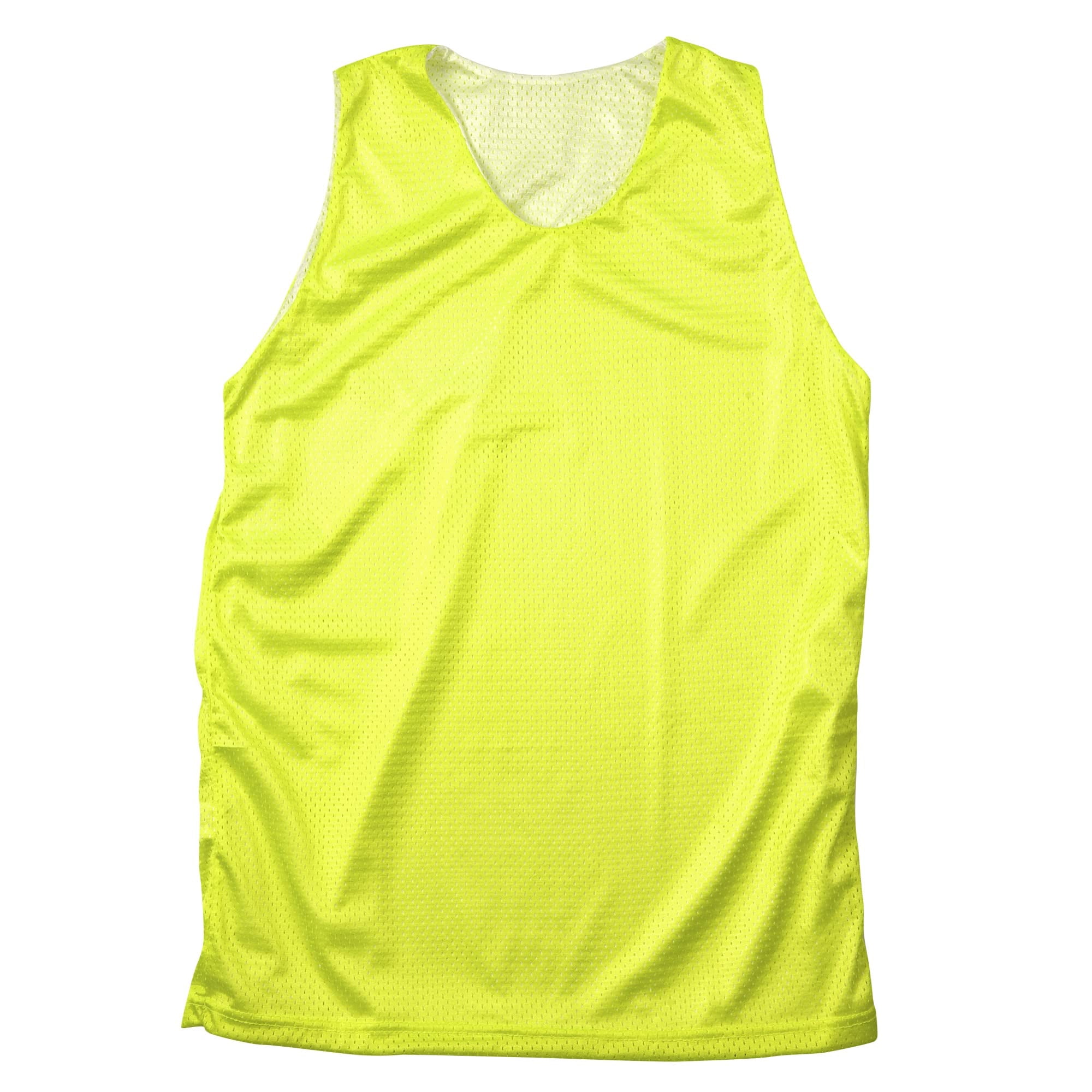 Camiseta Sin Mangas Martin Sports Reversible Lima/blanca Para Adulto, Talla S