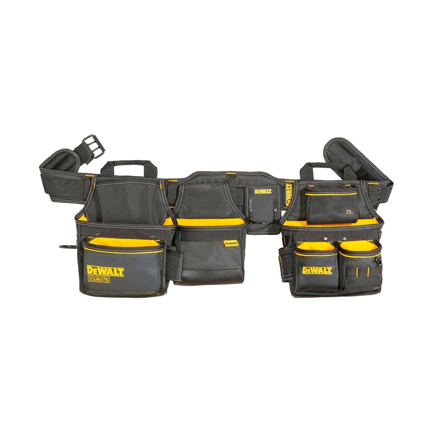 Cinturón Porta Herramientas Dewalt 26 Bolsillos Dwst540601 Negro