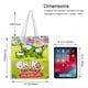 thumbnail image 5 of Om Nom Bolso de tela con estampado de lienzo para mujer, bolsa de compras reutilizable y estética, con cremallera interior, regalo para mujer,38*45cm., 5 of 6
