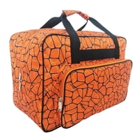 Magideal - Bolsa Para De Coser, Bolsa De Almacenamiento Portátil Con Bolsillos De Compartimento Que Se La La Adaptaciónción A La Mayoría De S De Coser Estándar Naranja