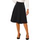 thumbnail image 1 of INSPIRE CHIC Falda Midi Acampanada Vintage de Mujer con Cintura Alta Elástica y Botones Decorativos L Negro, 1 of 7