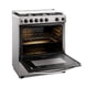 thumbnail image 5 of Cocina a Gas 5 Platos Horno Vapor y Triple Llama FM5SSC Inox, 5 of 14