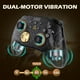 thumbnail image 4 of Mando de juegos inalámbrico - Gamepad Pro para Nintendo Switch/Lite/OLED con conector para auriculares, luz RGB, ajuste macro, despertador, turbo, vibración ajustable de doble motor.-Negro, 4 of 7