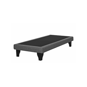 Importclick - Base Elegante Cama Europea 1.5 Plaza 105X190 Cm Gris Lino