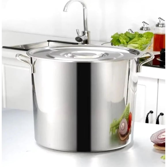 Olla Acero Inoxidable 20 Litros Color Plateado