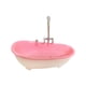 thumbnail image 3 of 1/6 Casa De Muñecas En Miniatura Bañera Juguetes De Simulación Para Muñeca De 12 Pulgadas Rosa Claro, 3 of 5