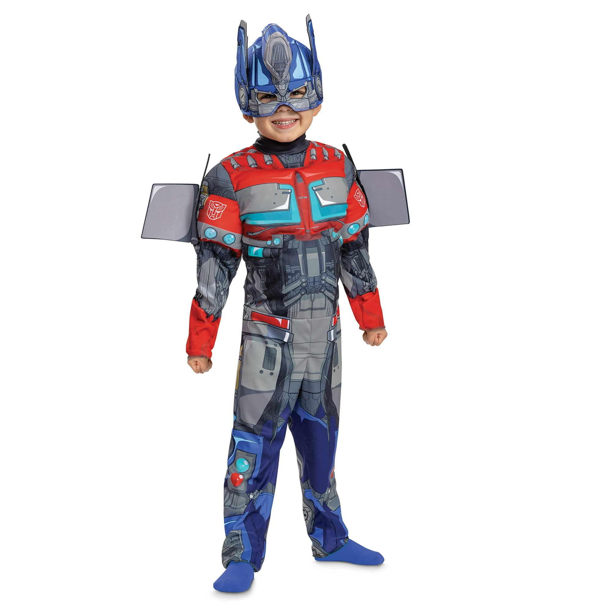 Disguise - Disfraz Optimus Prime Para Niños Pequeños Con Acolchado Muscular 3t-4t