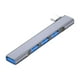 thumbnail image 1 of 4 En 1 Estación De Acoplamiento USB C Hub USB 3.0 Resistente 5Gbps Versátil De 3,6 Pulgadas De Largo, 1 of 5