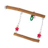 Magideal - Columpio Para Pájaros, Jaula Colgante Para Pájaros, Columpio, Centro De Actividades, Juguetes Para Masticar Ligeros, Soporte Para Pájaros, Percha Para