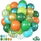thumbnail image 1 of Set De 50 Globos De Látex Verde Y Naranja De 12, 1 of 8