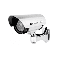 Importclick - Cámara Seguridad Falsa Led Gris