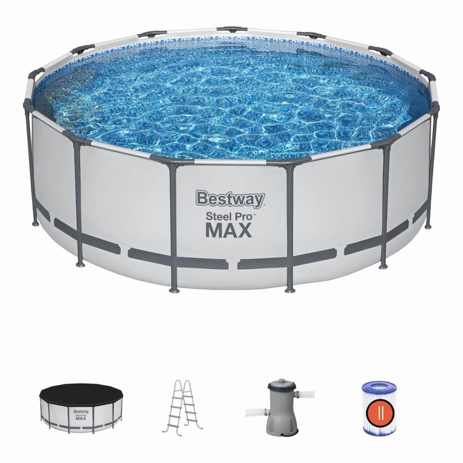 Bestway - Piscina Redonda Steel Promax Filtro+acces 3.66x1.00m