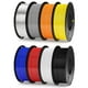 thumbnail image 1 of Paquete de filamento para impresora 3D ELEGOO PETG de 1,75 mm, 250 g, 8 colores, 1 of 3