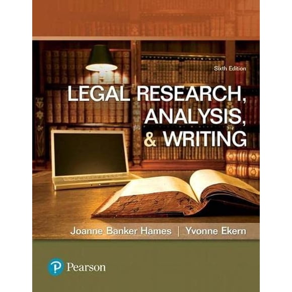 Libro PEARSON EDUCATION Investigación Jurídica, Análisis y Redacción