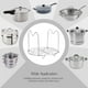 thumbnail image 3 of Con asas Compatible con accesorios Instant Pot 6 Qt 8 Quart, rejilla de vapor de alambre para olla a presión, ideal para levantar cualquier deliciosa carne y verduras que cocine, 3 of 5