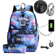 thumbnail image 1 of Messi Backpack Boys Girls Laptop Capacity School Bag Usb Charging Anti Theft and Waterproof Canvas Casual Mochilas, 1 of 3