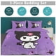 thumbnail image 2 of Kuromi 3 Pieces Anime Merch Comforter Set 1 Quilt Cover 2 Pillowcases 3D Printed Cute Comfortable Bed Set Cover Merchandise Gifts for Boys Girls Adults Twin, 2 of 5