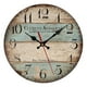 thumbnail image 2 of Reloj De Pared De Madera, Relojes De Cuarzo Decorativos De 12 Pulgadas Para Dormitorio, Sala De Estar, Hogar A, 2 of 5