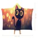 thumbnail image 2 of Fiesta Del Gato Negro Manta Capa Con Capucha Anti bolitas Manta De Lana Ártica Suave Manta Portátil De Felpa Ligera Y Lujosa Poncho Para Siesta En Casa Y Oficina 100*130cm, 2 of 6