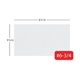thumbnail image 3 of Sobre Office Depot 9 cm x 16 cm Blanco 500 unidades, 3 of 5