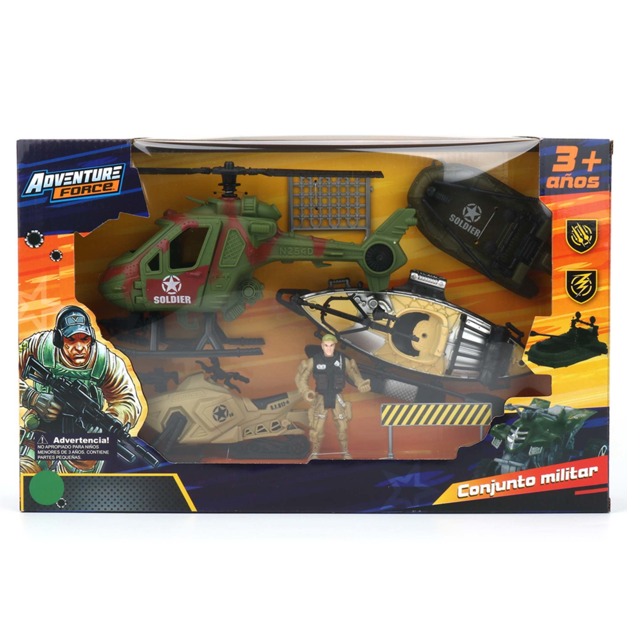 Figura De Acción Set Militar Surtido Adventure Force