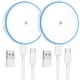 thumbnail image 1 of Cargador MagSafe (2 unidades, 15 W), base de carga inalámbrica magnética, compatible con iPhone 16/15/14/13/12 y AirPods 3/2/Pro, con dos puertos., 1 of 3