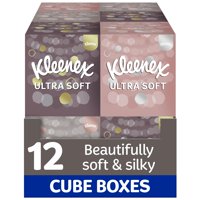 Cajas De Pañuelos Faciales Kleenex Ultra Soft De 12 Cubos