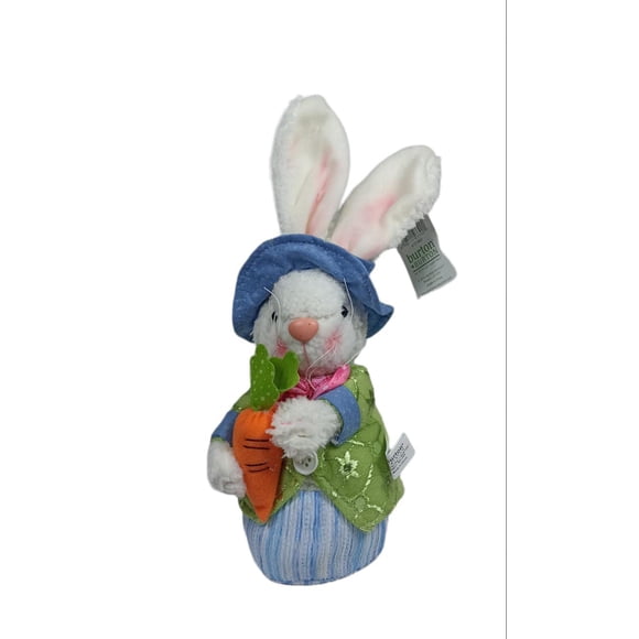 Peluche Conejo De Pascua Verde-azul 30cm