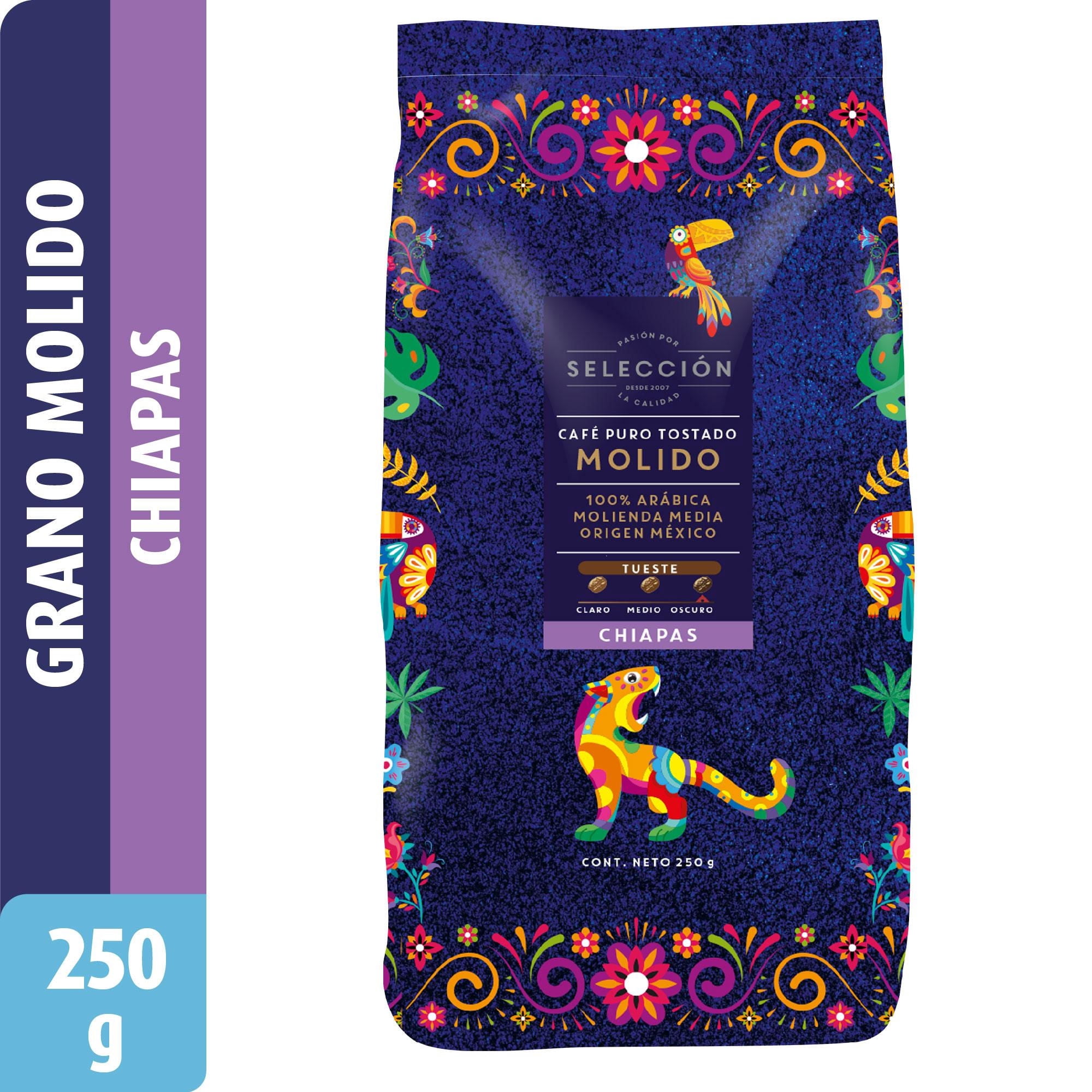 Café Grano Molido Chiapas Bolsa 250 g Selección