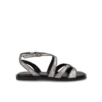 Sandalia Mujer Bata Taylor Plateado