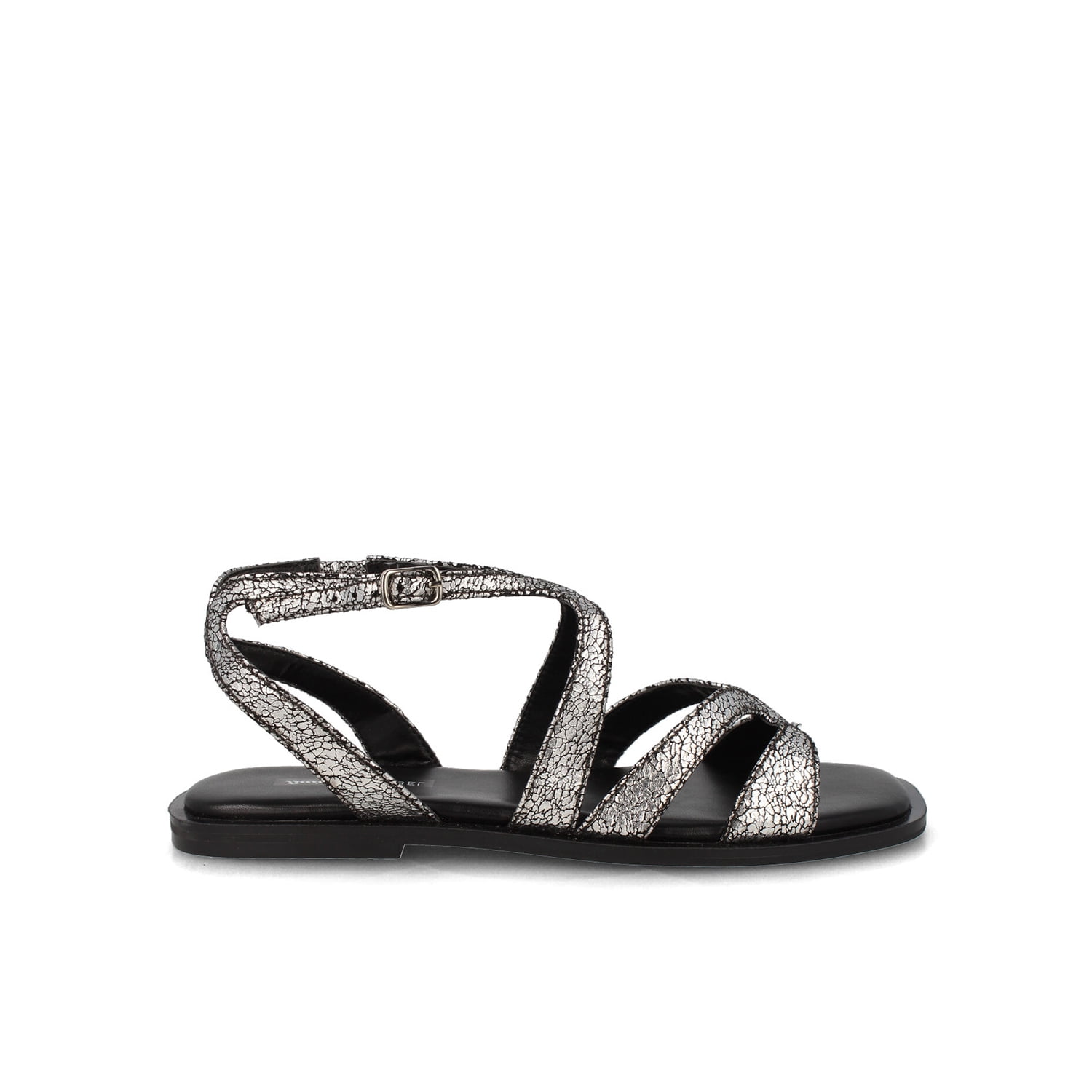 Sandalia Mujer Bata Taylor Plateado