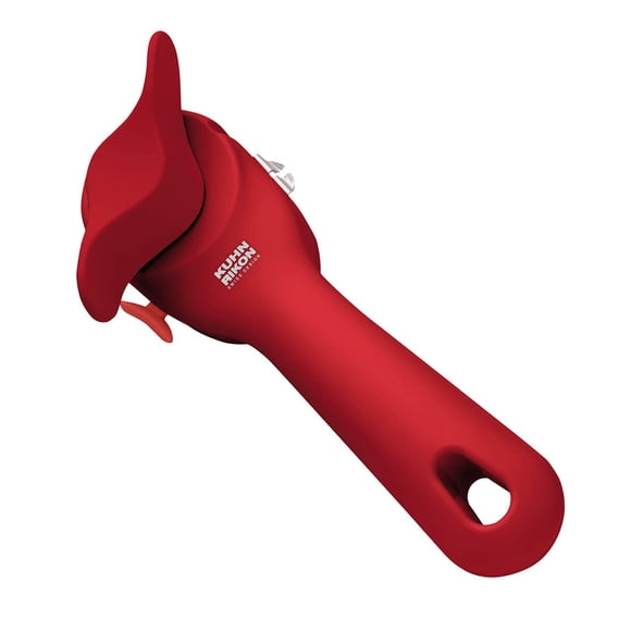 Abridor de latas Kuhn Rikon Auto Safety, elevador de tapas y abrelatas, color rojo