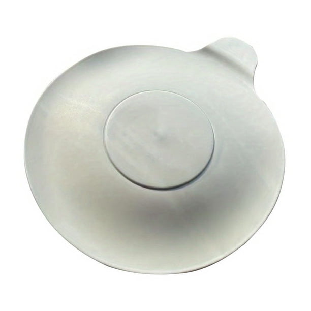 Stop Drain Clogs with our Silicone Recyclable Rubber Bathtub Drain Stopper - Universal Size for Sinks, Bathroom, Kitchen, Laundry, and Floor Drains - Gray and Blue - 1pc