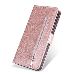 Funda Para Foxdock Elegante Funda Samsung Galaxy A51 Glitter Con Cremallera-Ideal Para El Uso Diario