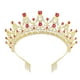 thumbnail image 3 of Corona Accesorios Para El Cabello Princesa Tiara Tiara De Boda Para Baile De Graduación Estilo Navideño C, 3 of 3