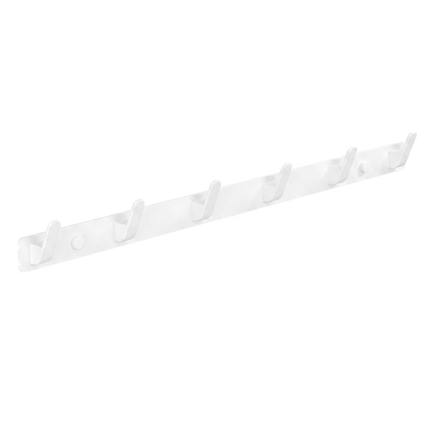 REGALWOVEN 1 Paquete de Perchero de Pared, Gancho para Abrigos, Perchero para Sombreros, Ganchos de Pared para Entrada, Baño, Dormitorio Blanco 6 Ganchos