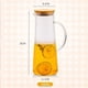 thumbnail image 5 of Jarra De Vidrio Con Tapa Para Agua Jugos Bebidas De 1.5 L Transparente, 5 of 7